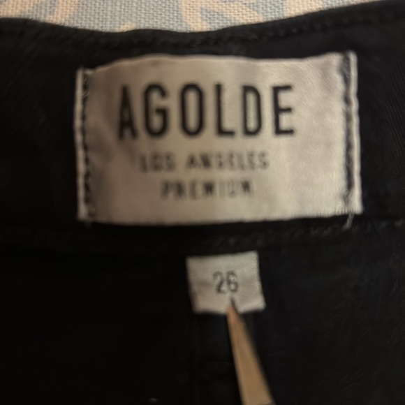 Agolde raw hem black jeans - Picture 3 of 12